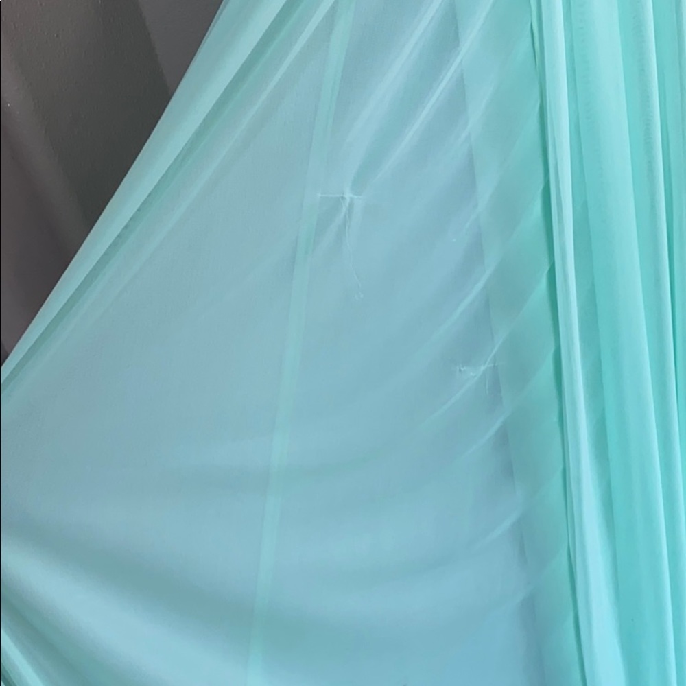 Windsor Mint Green Floor Length Prom Dress - Picture 4 of 7